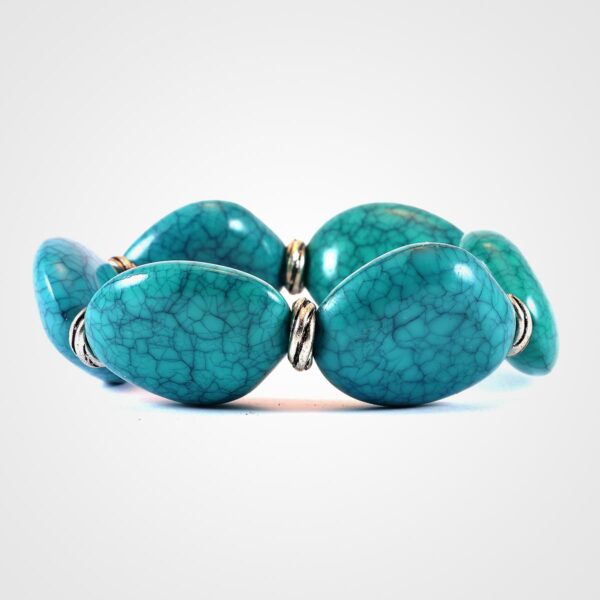 Pulseira Light Blue Pedras